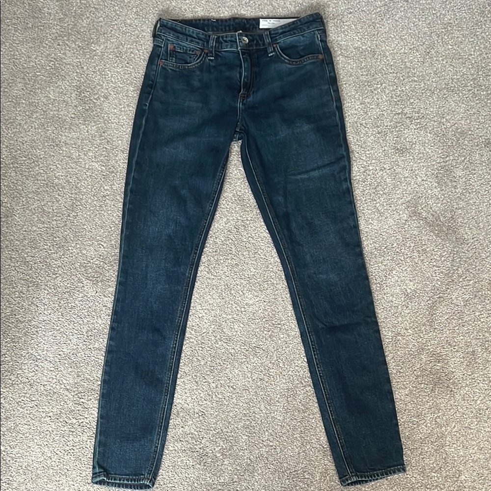 Rag & Bone Blue Skinny Jeans Modern Fit